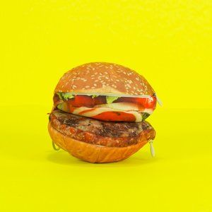 Hamburger Keychain Purse